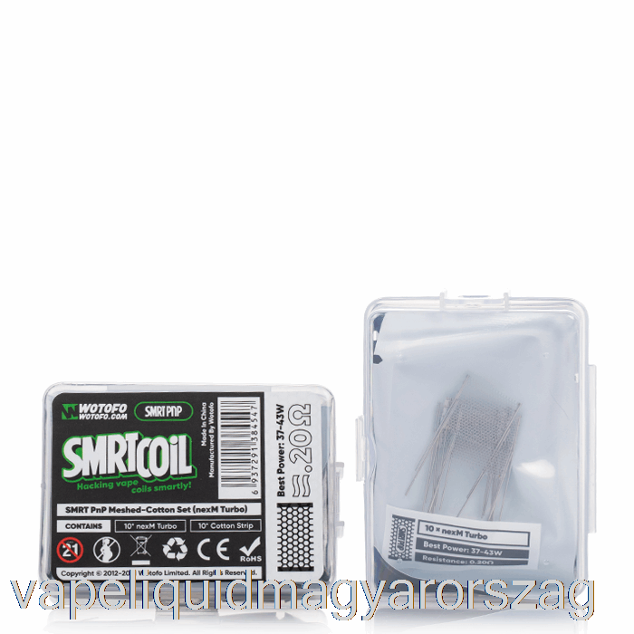 Wotofo Smrt Pamut Szett [pamut Készlet] Nexmesh Turbo Vape Toll